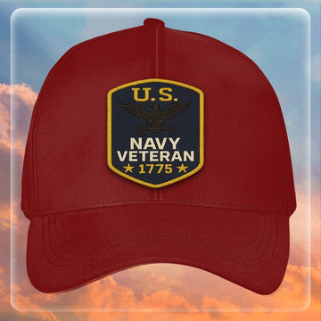 Premium US Navy Embroidered Hats VPVC307987, Gifts For Navy Veteran, Gifts On Father's Day, Armed Forces Day, Independence Day, Veterans Day.