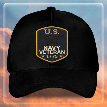 Premium US Navy Embroidered Hats VPVC307988, Gifts For Navy Veteran, Gifts On Father's Day, Armed Forces Day, Independence Day, Veterans Day.