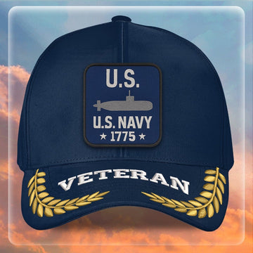 Premium US Navy Embroidered Hats VPVC307989, Gifts For Navy Veteran, Gifts On Father's Day, Armed Forces Day, Independence Day, Veterans Day.