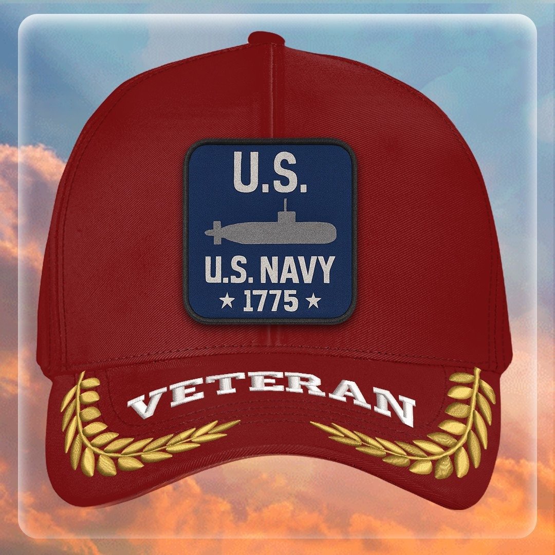 Premium US Navy Embroidered Hats VPVC307990, Gifts For Navy Veteran, Gifts On Father's Day, Armed Forces Day, Independence Day, Veterans Day.