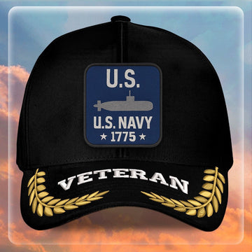 Premium US Navy Embroidered Hats VPVC307991, Gifts For Navy Veteran, Gifts On Father's Day, Armed Forces Day, Independence Day, Veterans Day.