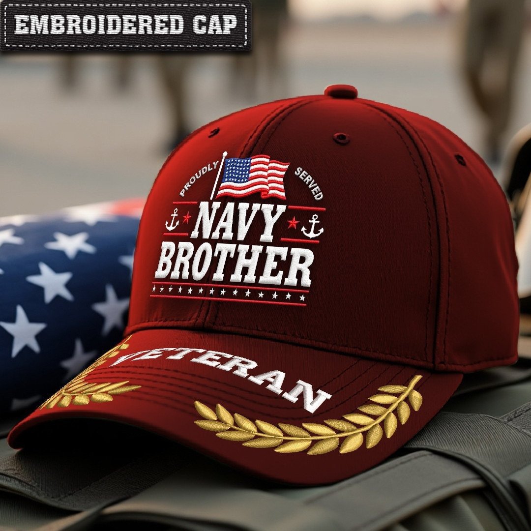 Premium US Navy Embroidered Hats VPVC307999, Gifts For Navy Veteran, Gifts On Father's Day, Armed Forces Day, Independence Day, Veterans Day.