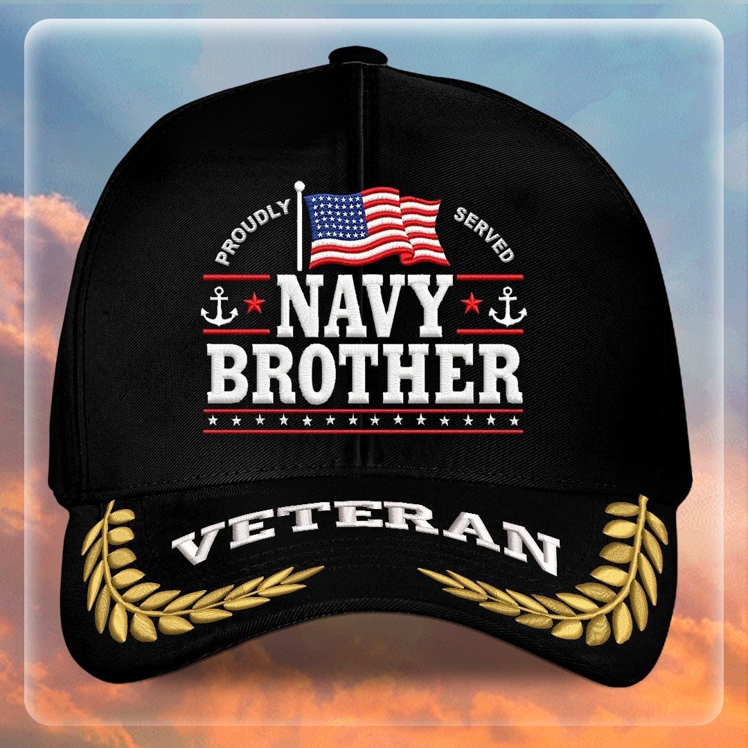 Premium US Navy Embroidered Hats VPVC308000, Gifts For Navy Veteran, Gifts On Father's Day, Armed Forces Day, Independence Day, Veterans Day.
