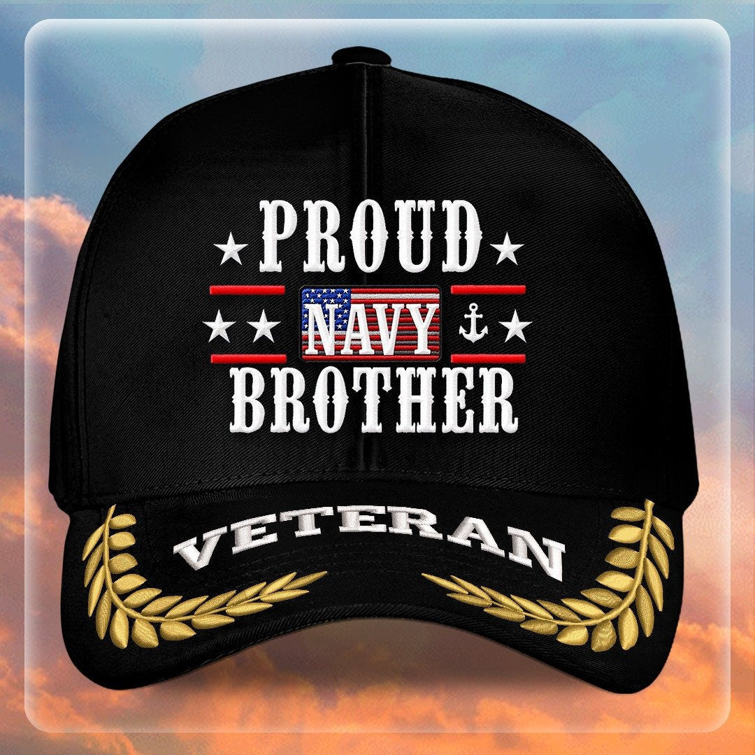 Premium US Navy Embroidered Hats VPVC308003, Gifts For Navy Veteran, Gifts On Father's Day, Armed Forces Day, Independence Day, Veterans Day.