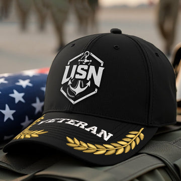 Premium US Navy Embroidered Hats VPVC308007, Gifts For Navy Veteran, Gifts On Father's Day, Armed Forces Day, Independence Day, Veterans Day.