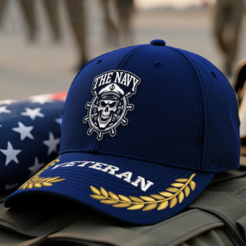 Premium US Navy Embroidered Hats VPVC308010, Gifts For Navy Veteran, Gifts On Father's Day, Armed Forces Day, Independence Day, Veterans Day.