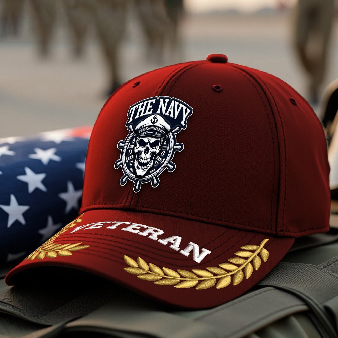 Premium US Navy Embroidered Hats VPVC308011, Gifts For Navy Veteran, Gifts On Father's Day, Armed Forces Day, Independence Day, Veterans Day.