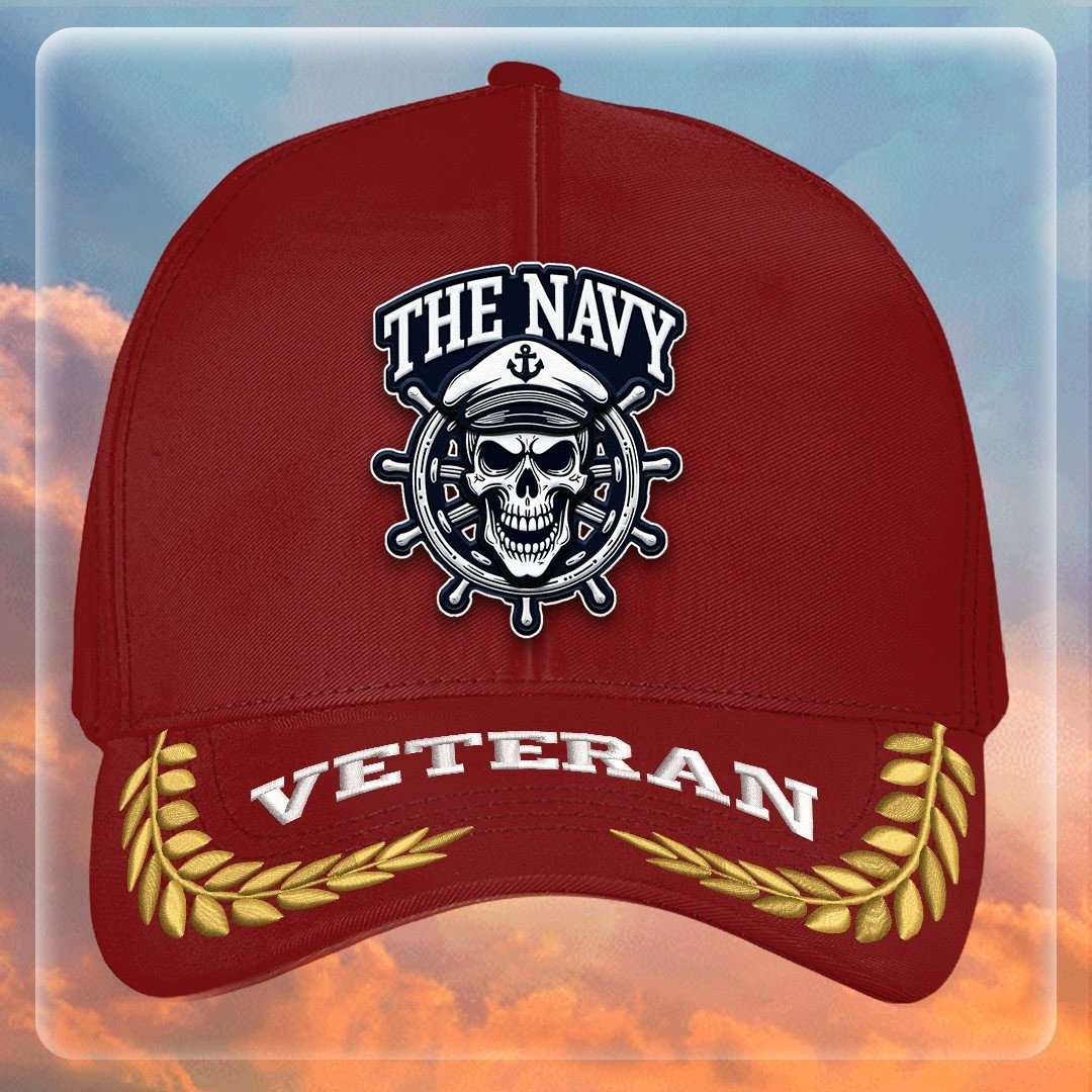 Premium US Navy Embroidered Hats VPVC308011, Gifts For Navy Veteran, Gifts On Father's Day, Armed Forces Day, Independence Day, Veterans Day.