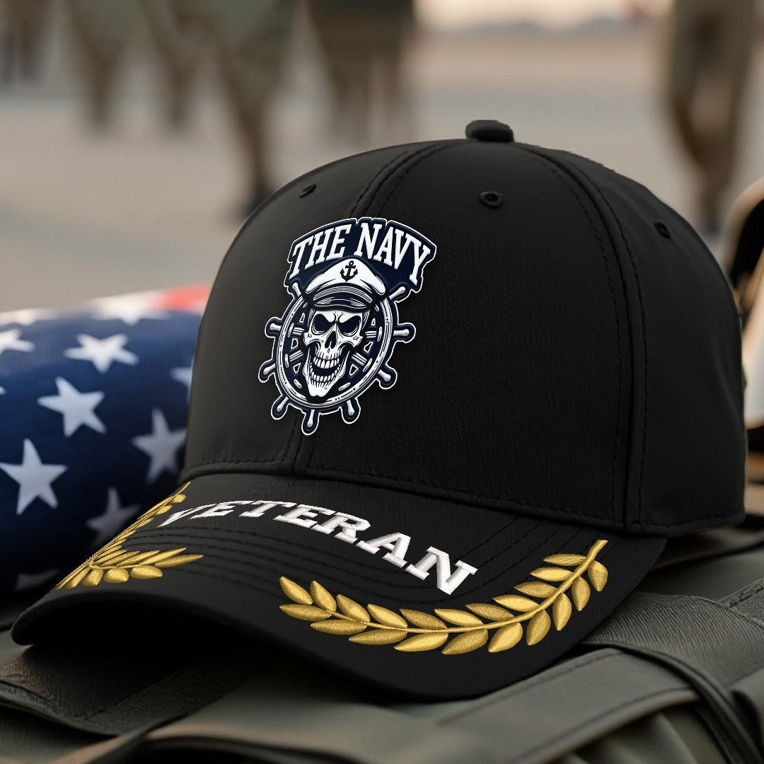 Premium US Navy Embroidered Hats VPVC308012, Gifts For Navy Veteran, Gifts On Father's Day, Armed Forces Day, Independence Day, Veterans Day.