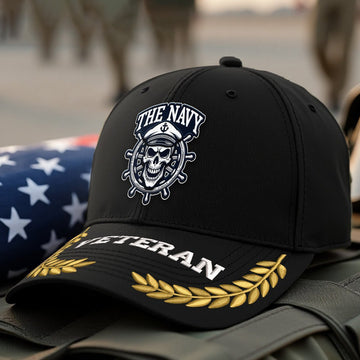 Premium US Navy Embroidered Hats VPVC308012, Gifts For Navy Veteran, Gifts On Father's Day, Armed Forces Day, Independence Day, Veterans Day.