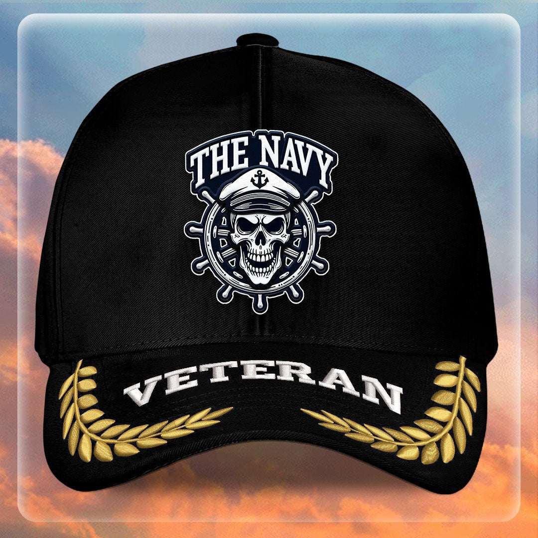 Premium US Navy Embroidered Hats VPVC308012, Gifts For Navy Veteran, Gifts On Father's Day, Armed Forces Day, Independence Day, Veterans Day.