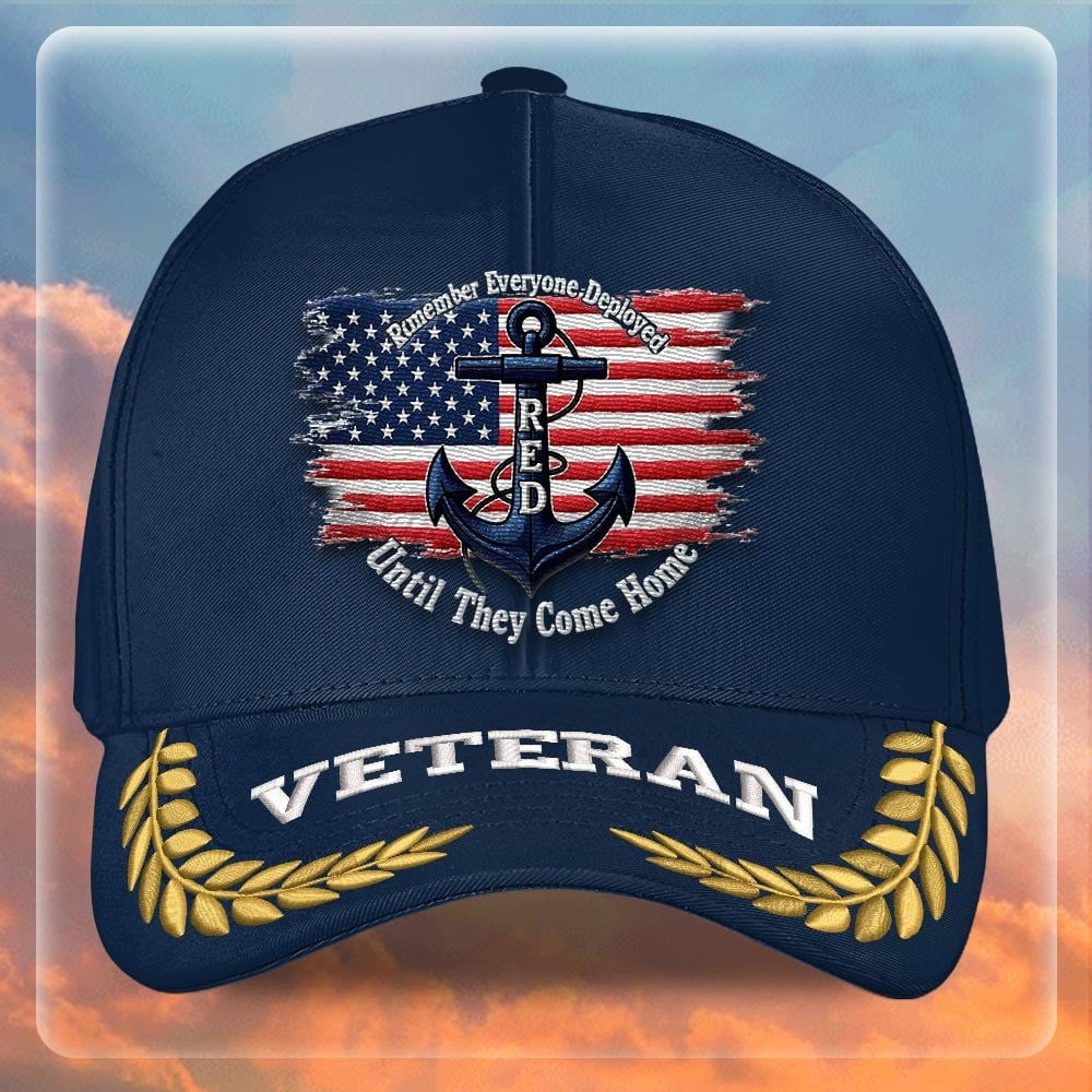 Premium US Navy Embroidered Hats VPVC308019, Gifts For Navy Veteran, Gifts On Father's Day, Armed Forces Day, Independence Day, Veterans Day.