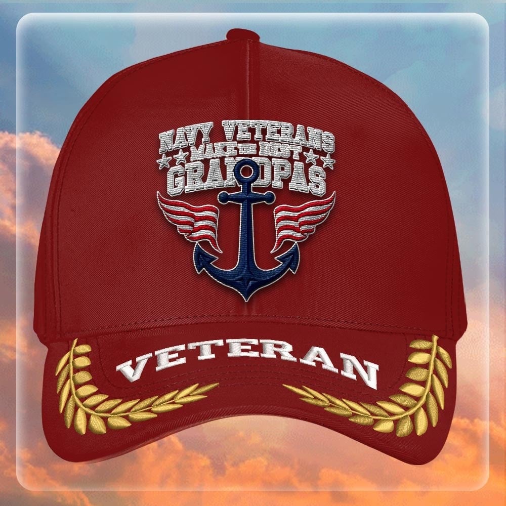 Premium US Navy Embroidered Hats VPVC308023, Gifts For Navy Veteran, Gifts On Father's Day, Armed Forces Day, Independence Day, Veterans Day.