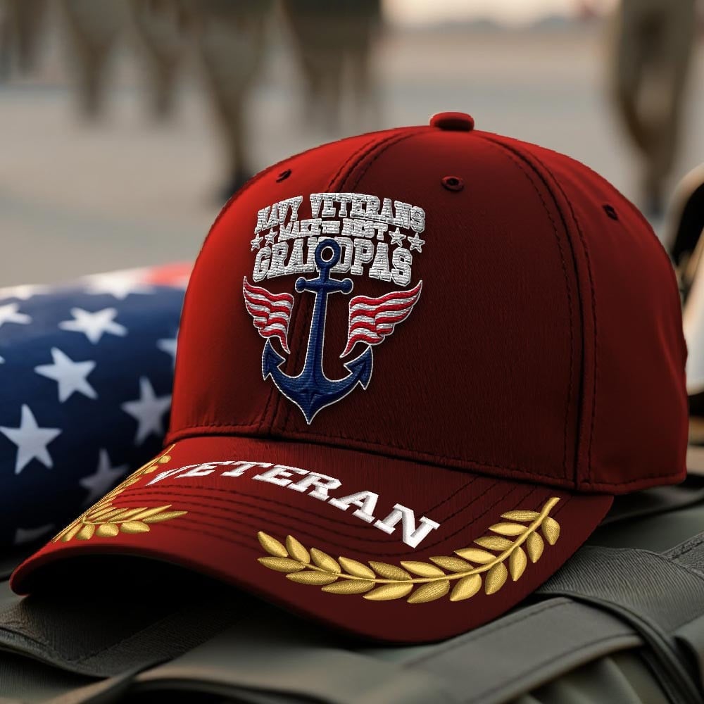 Premium US Navy Embroidered Hats VPVC308023, Gifts For Navy Veteran, Gifts On Father's Day, Armed Forces Day, Independence Day, Veterans Day.