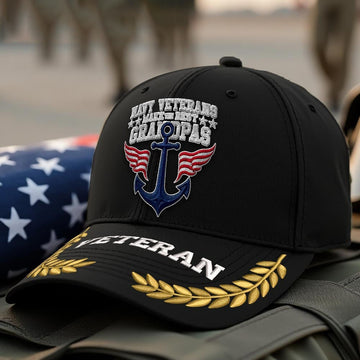 Premium US Navy Embroidered Hats VPVC308024, Gifts For Navy Veteran, Gifts On Father's Day, Armed Forces Day, Independence Day, Veterans Day.