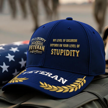Premium US Navy Embroidered Hats VPVC308028, Gifts For Navy Veteran, Gifts On Father's Day, Armed Forces Day, Independence Day, Veterans Day.