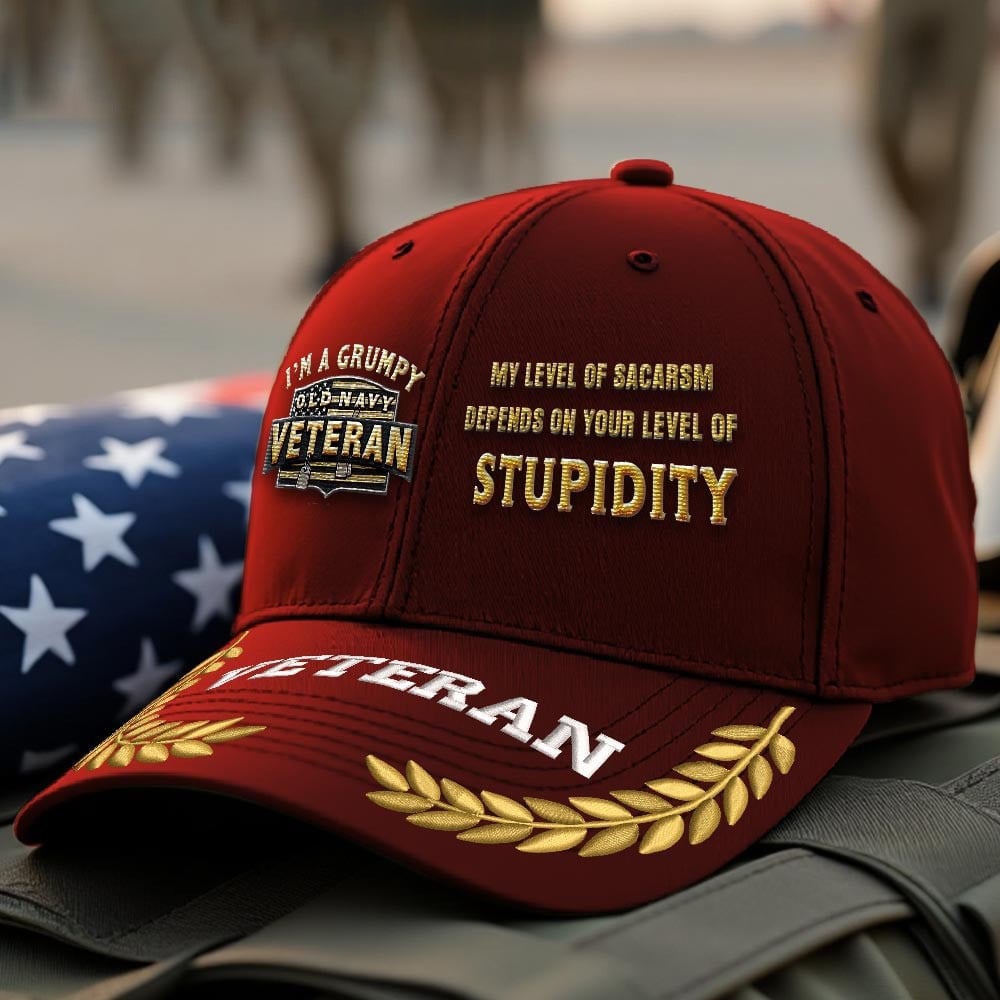 Premium US Navy Embroidered Hats VPVC308029, Gifts For Navy Veteran, Gifts On Father's Day, Armed Forces Day, Independence Day, Veterans Day.