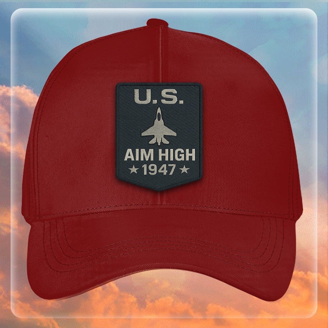 Premium USAF Embroidered Hats VPVC308037, Gifts For Air Force Veteran, Gifts On Father's Day, Armed Forces Day, Independence Day, Veterans Day.