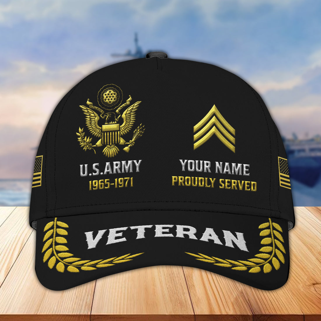 Premium Custom US Army Embroidered Hats VPVC307701, Gifts For Army Veteran, Best Gifts On Father's Day, Armed Forces Day, Independence Day, Veterans Day.