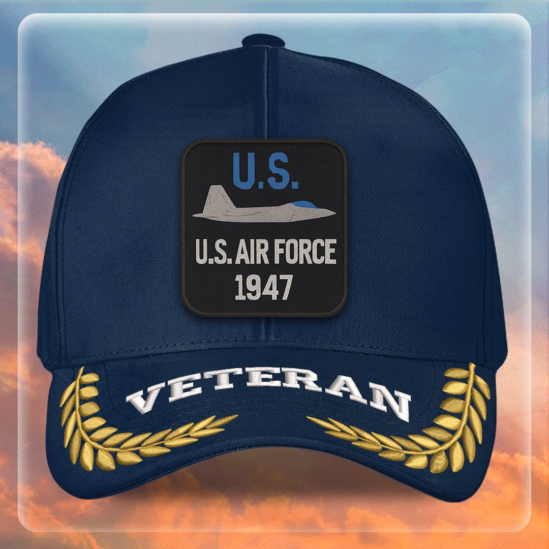 Premium USAF Embroidered Hats VPVC308061, Gifts For Air Force Veteran, Gifts On Father's Day, Armed Forces Day, Independence Day, Veterans Day.
