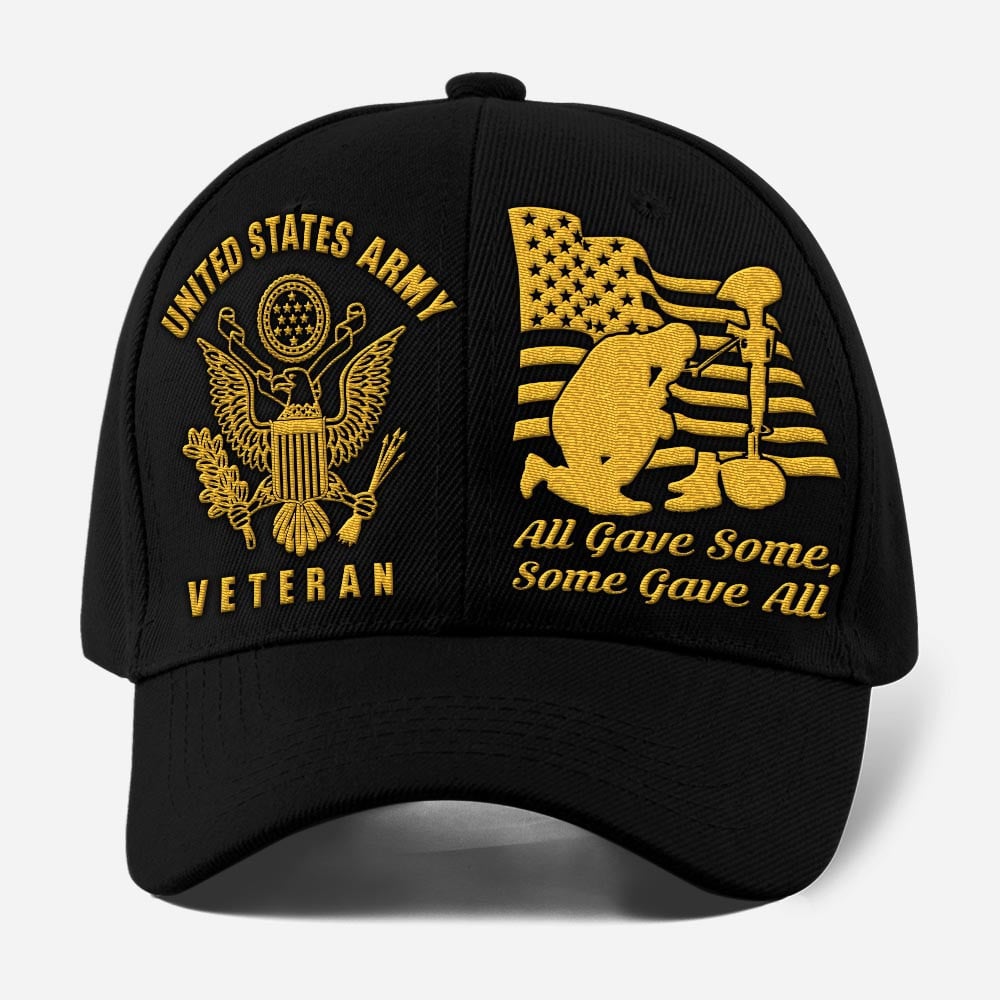 Premium Custom US Army Embroidered Hats VPVC308099, Gifts For Army Veteran, Gifts On Father's Day, Armed Forces Day, Independence Day, Veterans Day.