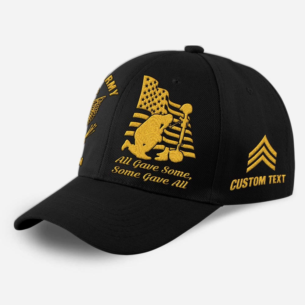 Premium Custom US Army Embroidered Hats VPVC308099, Gifts For Army Veteran, Gifts On Father's Day, Armed Forces Day, Independence Day, Veterans Day.
