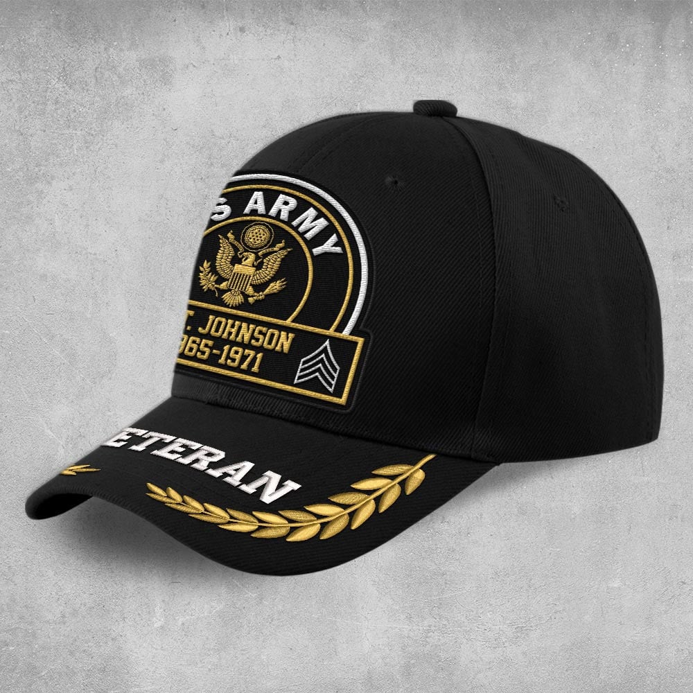 Premium Custom US Army Embroidered Hats VPVC308104, Gifts For Army Veteran, Gifts On Father's Day, Armed Forces Day, Independence Day, Veterans Day.