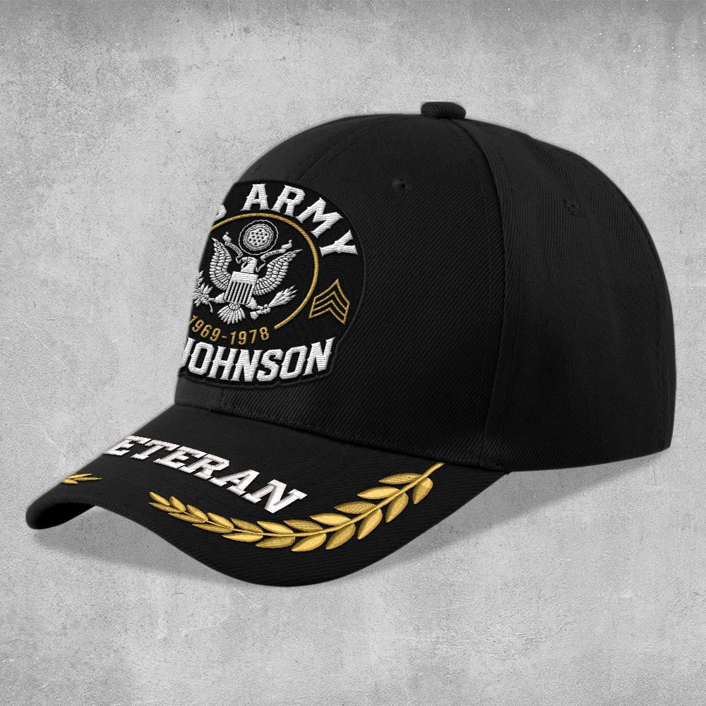 Premium Custom US Army Embroidered Hats VPVC308105, Gifts For Army Veteran, Gifts On Father's Day, Armed Forces Day, Independence Day, Veterans Day.