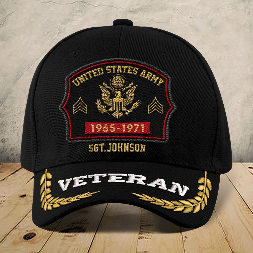 Premium Custom US Army Embroidered Hats VPVC308106, Gifts For Army Veteran, Gifts On Father's Day, Armed Forces Day, Independence Day, Veterans Day.