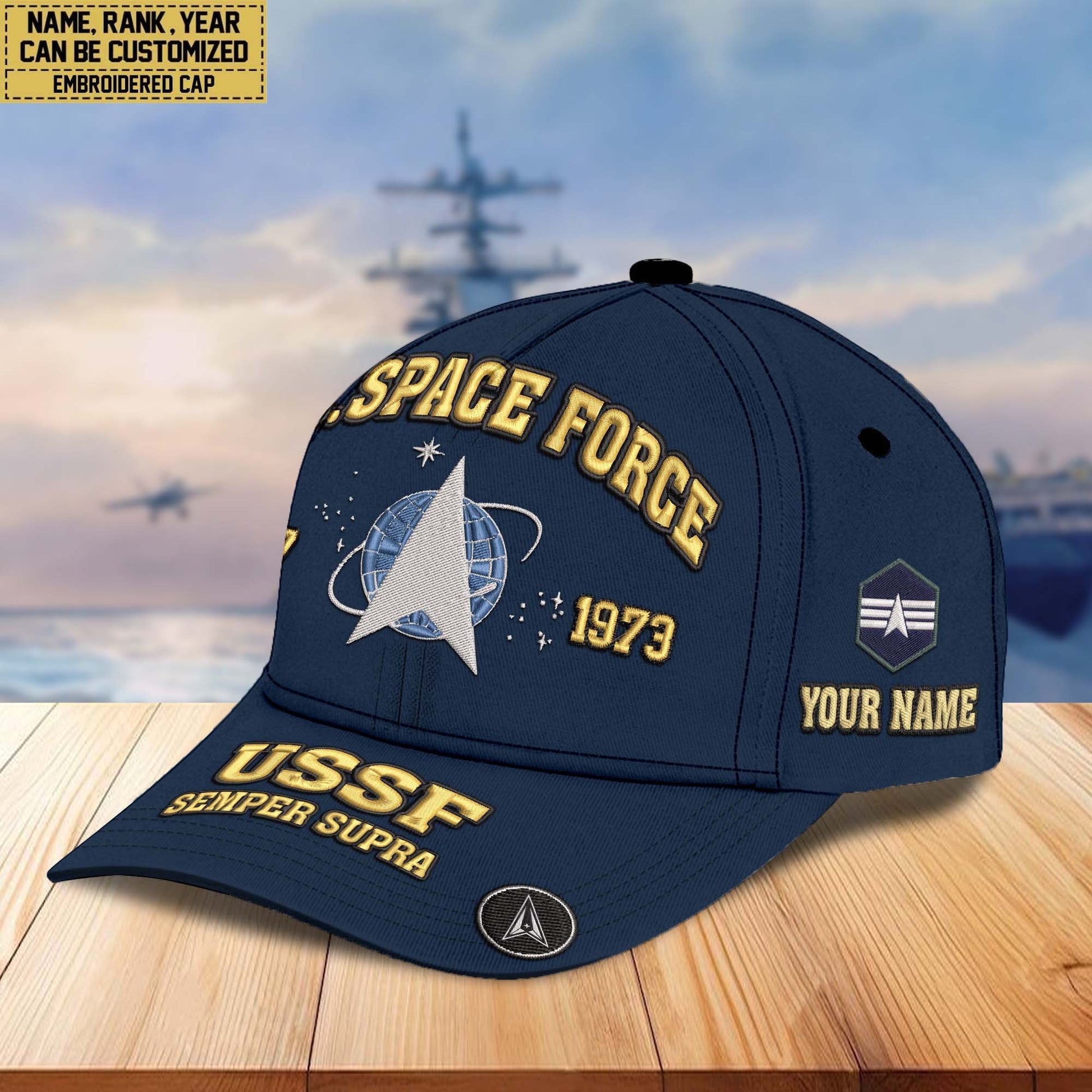 Premium Custom Name, Rank, US Veterans Embroidered Hats CPVC030701, Gift For US Veterans, Gifts On Father's Day, Armed Forces Day, Veterans Day.