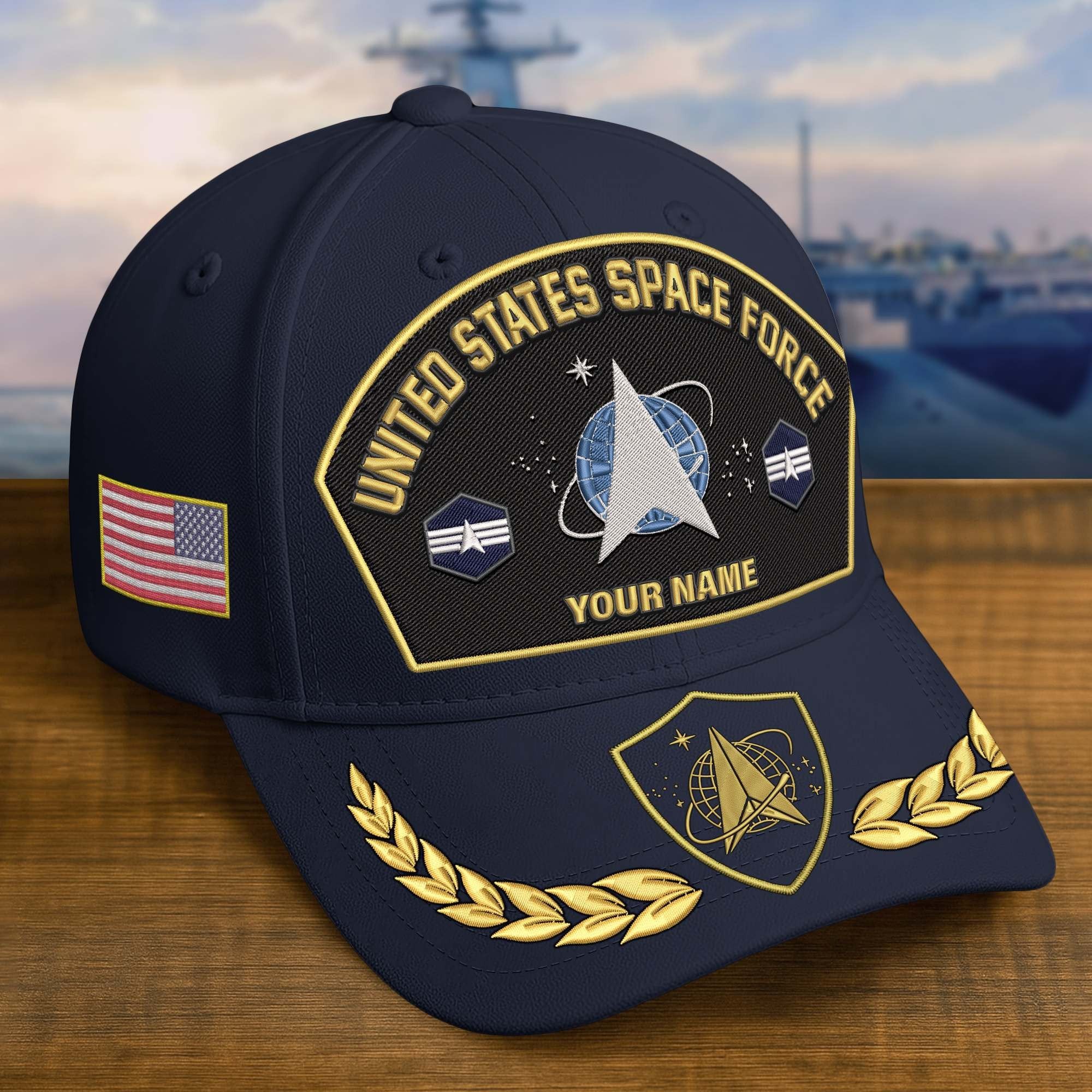 Premium Embroidered US Veterans Hats BPHN150712, Custom Name & Rank, Gifts for US Veterans, Gifts on Veterans Day