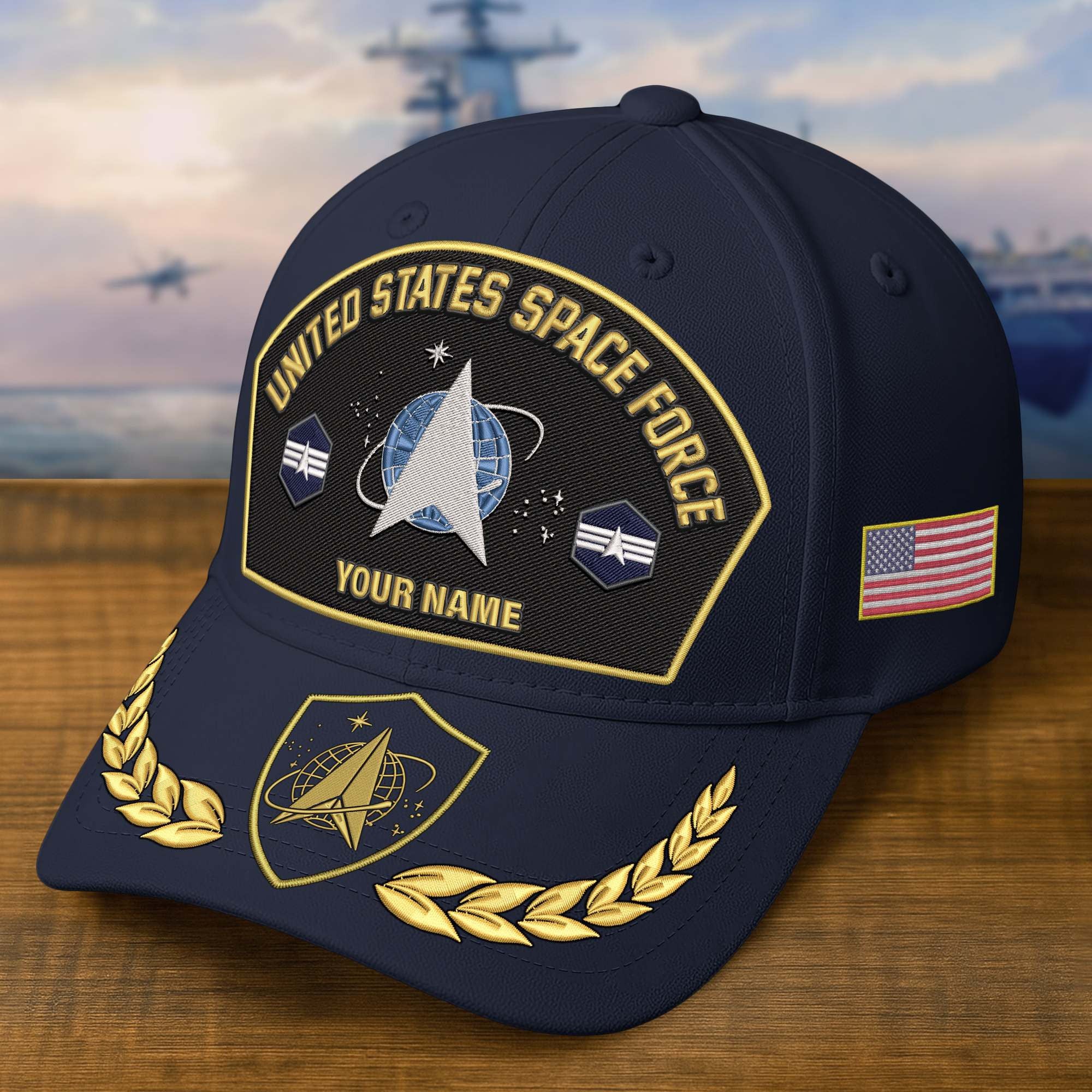 Premium Embroidered US Veterans Hats BPHN150712, Custom Name & Rank, Gifts for US Veterans, Gifts on Veterans Day