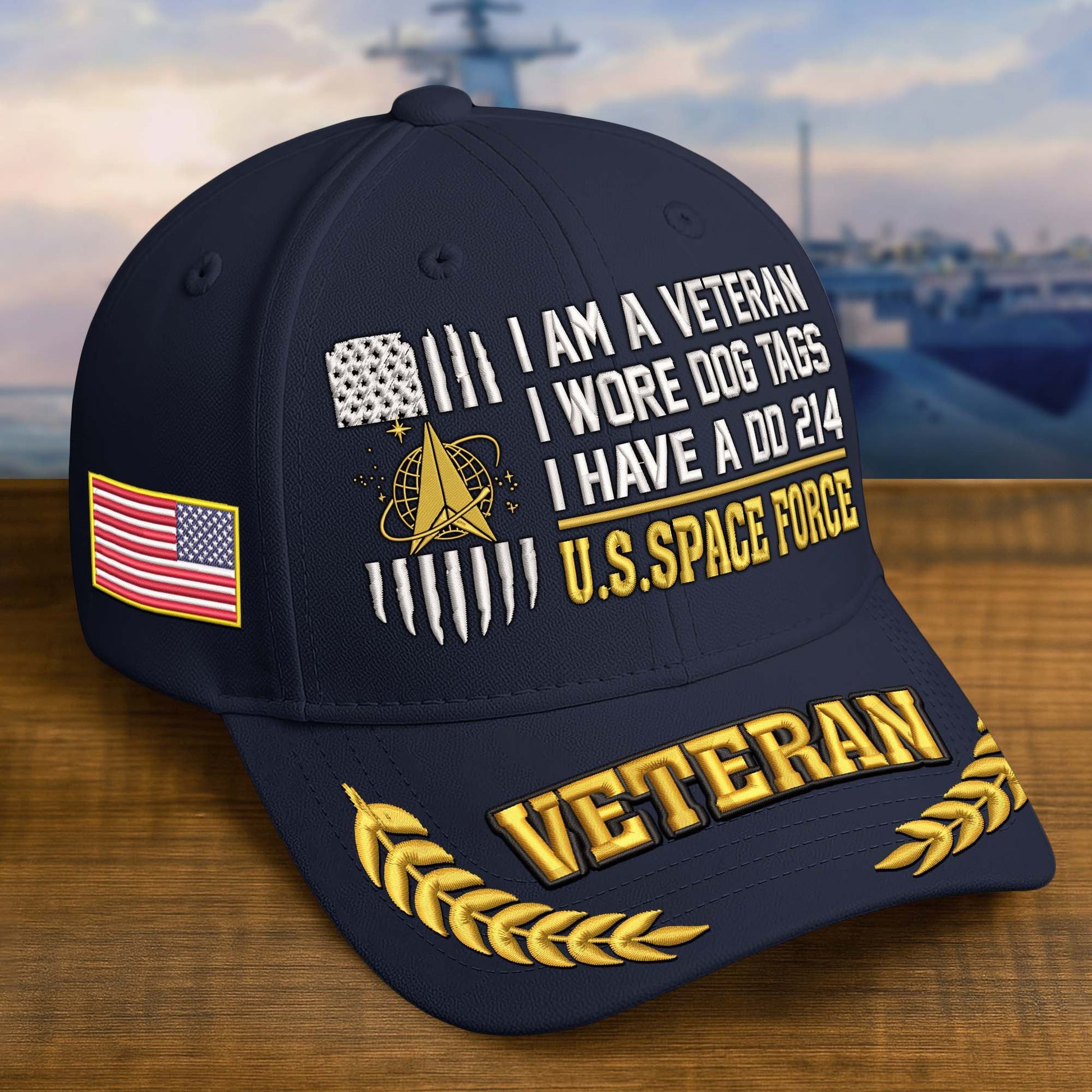 Premium Embroidered US Veterans Hats BPHN170711, Gifts for US Veterans, Gifts on Veterans Day