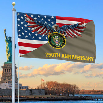 Premium 250th Anniversary Of The Army Grommet Flag VPVC120059, Gifts For Army Veteran, Best Gifts On Father's Day, Veterans Day.