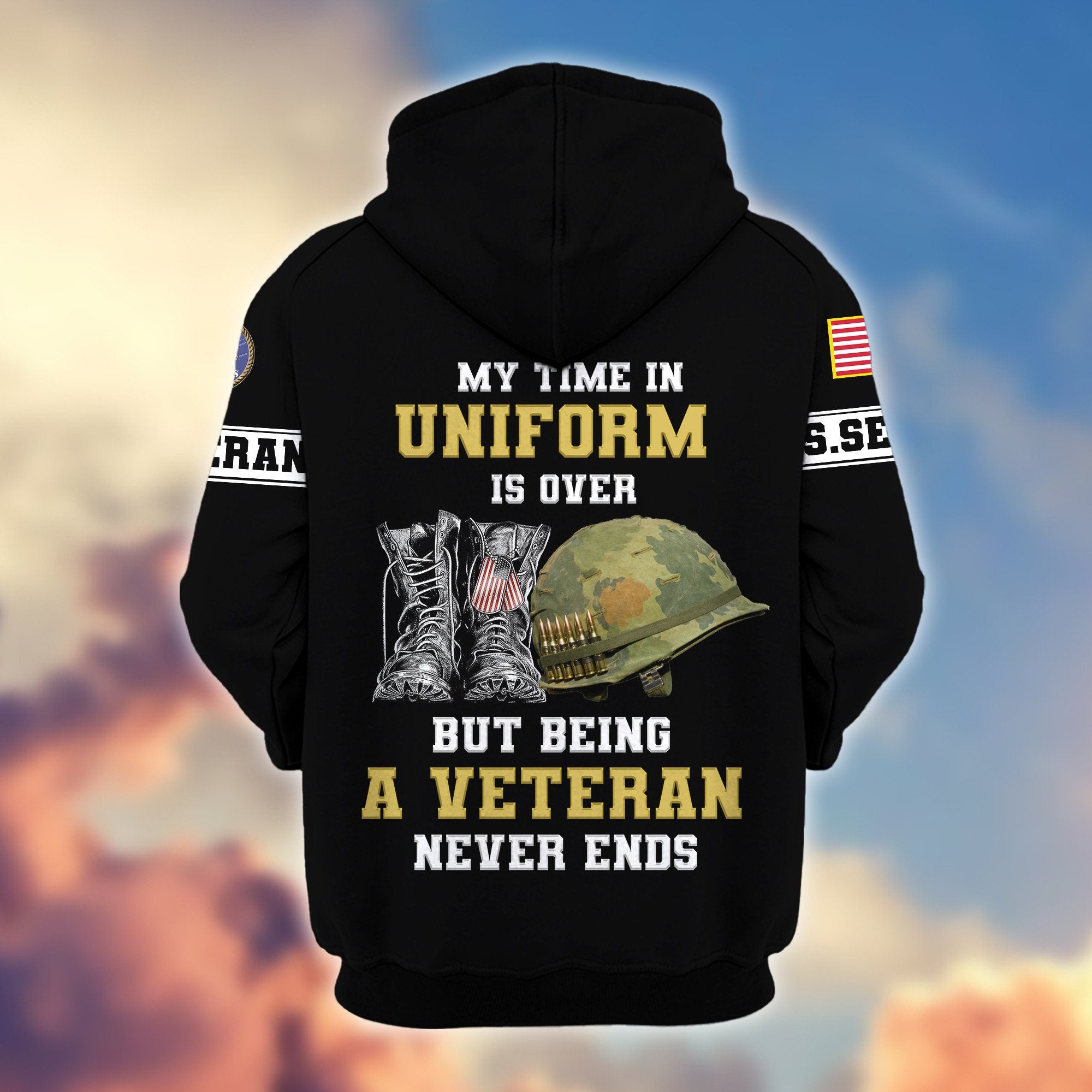Premium Custom US Seabees Zip Hoodie VPVC607409, Gifts For Seabees Veteran, Gifts On Father's Day, Veterans Day.
