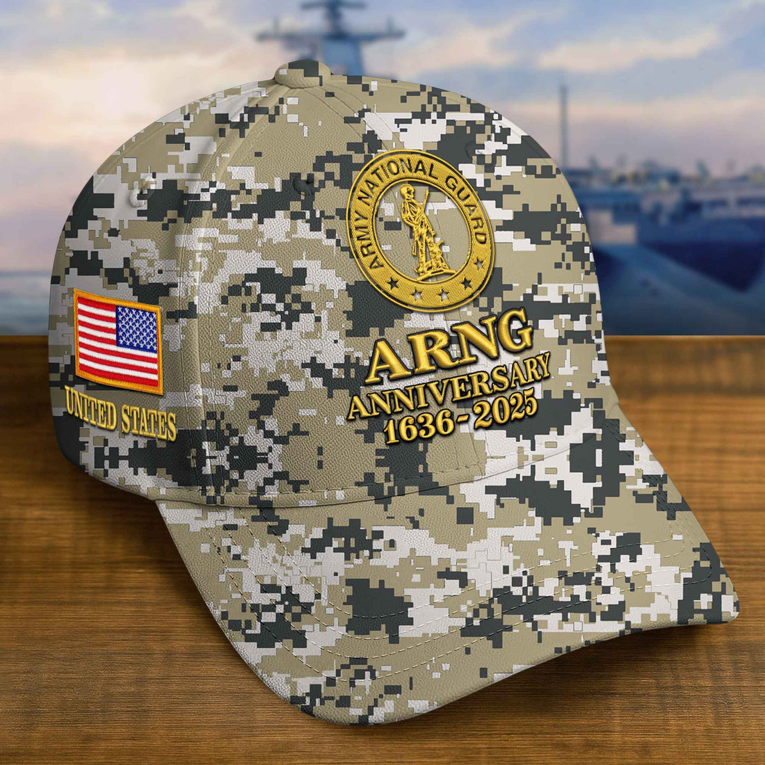 Premium Custom Army National Guard Embroidered Hat VPVC308312, Gifts For Army National Guard Veteran, Gifts On Father's Day, Veterans Day.