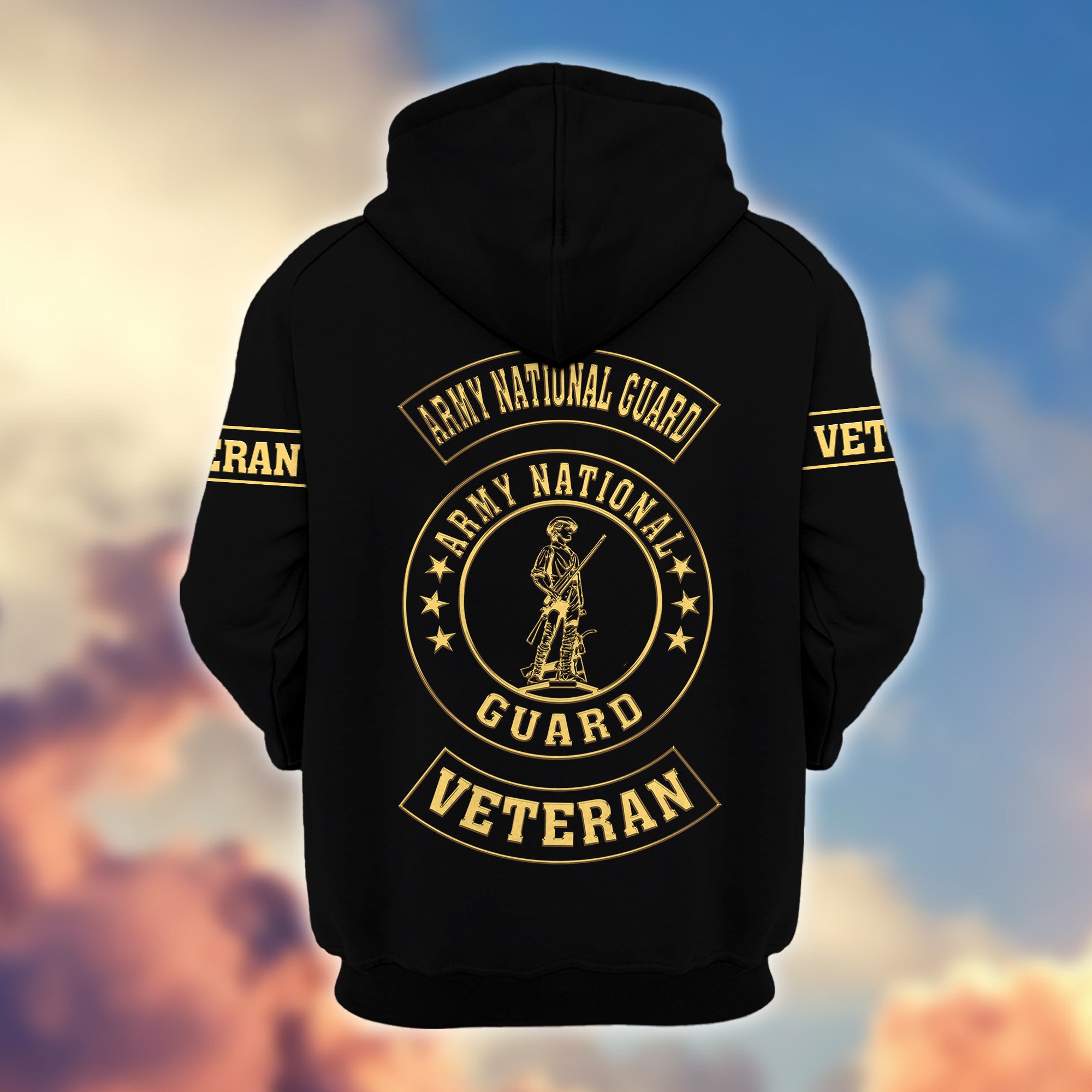 Premium Custom US Army National Guard Zip Hoodie VPVC607508, Gifts For Army National Guard Veteran, Gifts On Father's Day, Veterans Day.