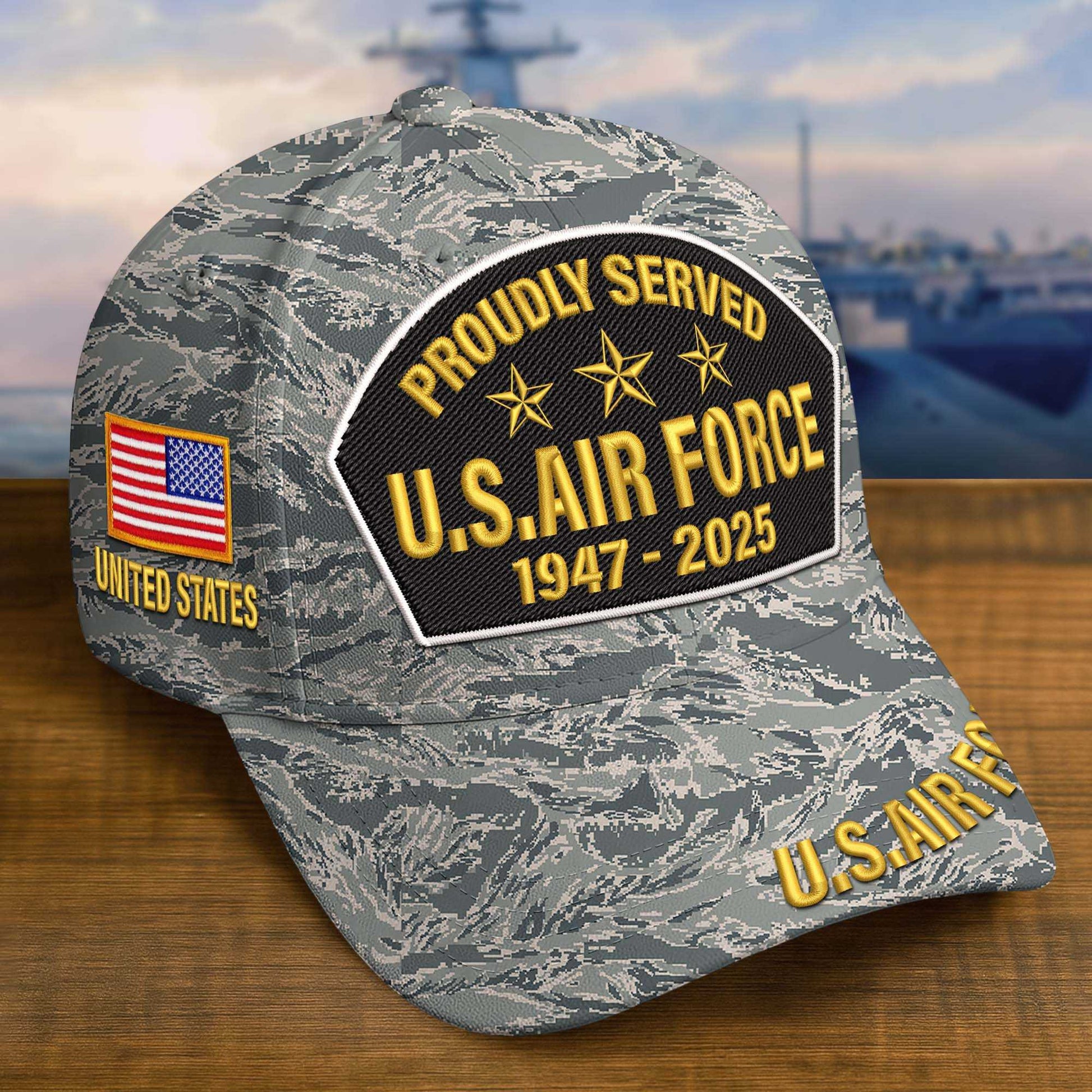 Premium Custom USAF Embroidered Hat VPVC308507, Gifts For Air Force Veteran, Gifts On Father's Day, Veterans Day.