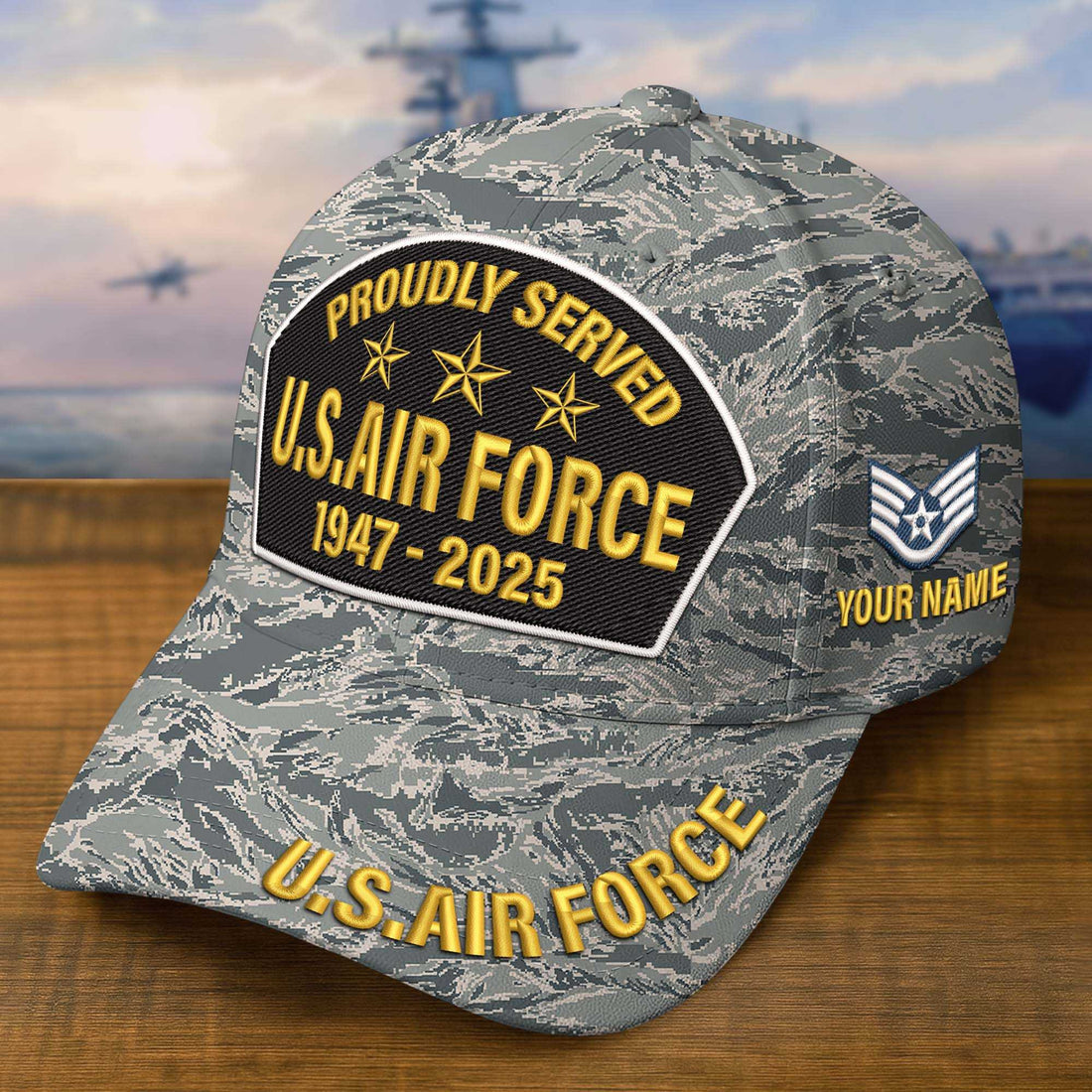 Premium Custom USAF Embroidered Hat VPVC308507, Gifts For Air Force Veteran, Gifts On Father's Day, Veterans Day.