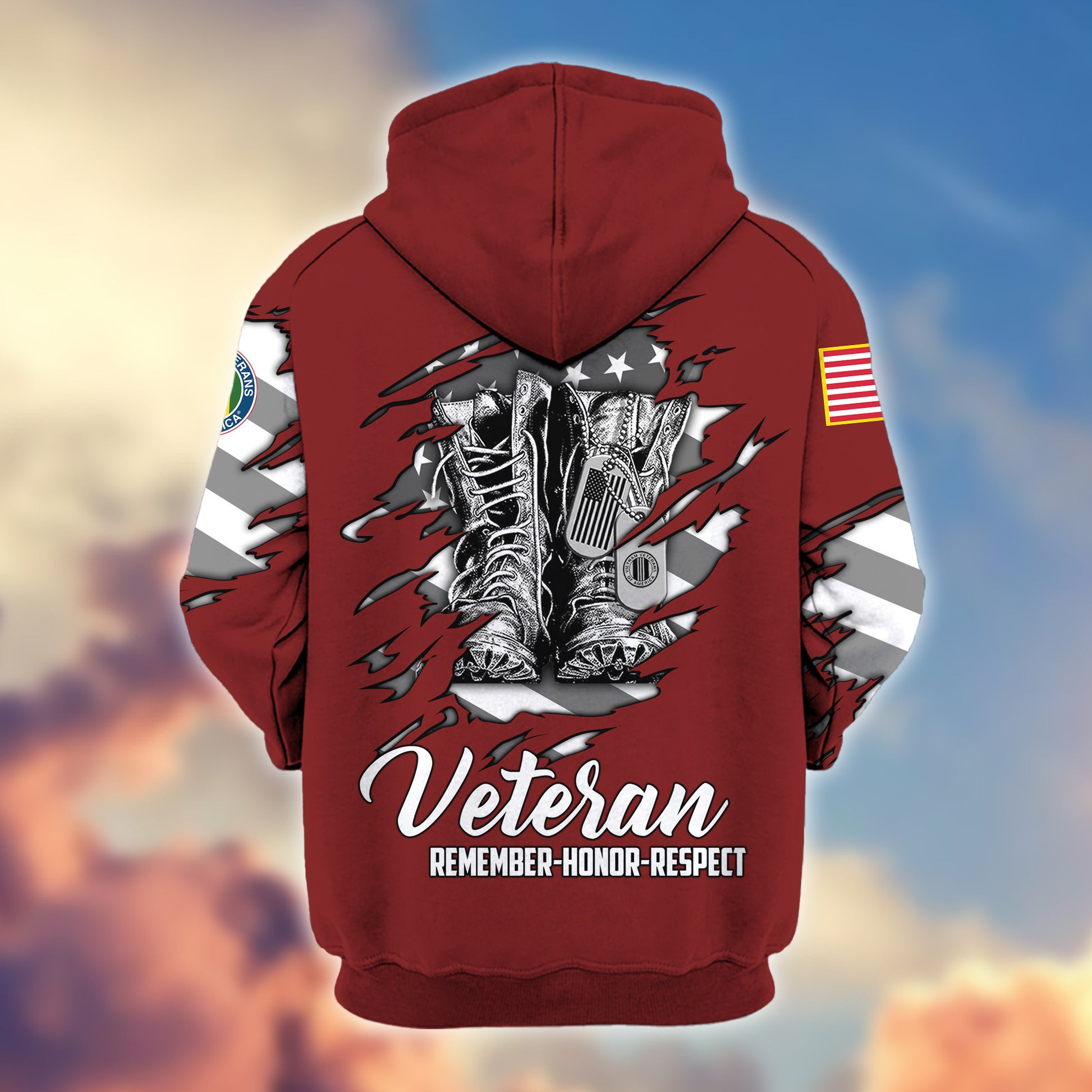 Premium Vietnam Veteran Zip Hoodie VPVC607606, Gifts For Vietnam Veteran, Gifts On Father's Day, Veterans Day.