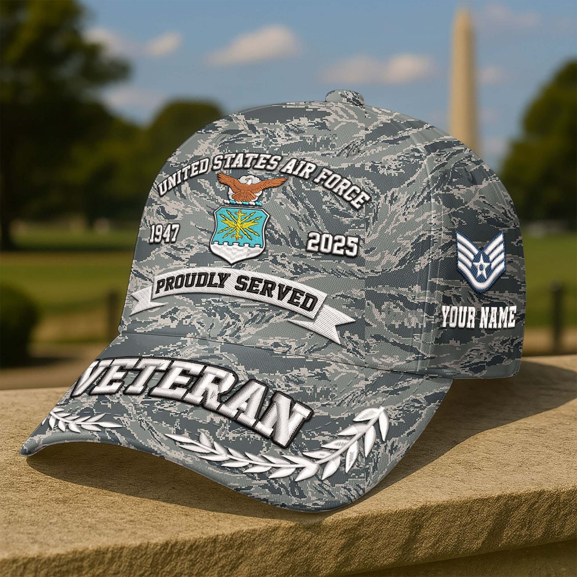 Premium Custom USAF Embroidered Hat VPVC308608, Gifts For Air Force Veteran, Gifts On Father's Day, Veterans Day.