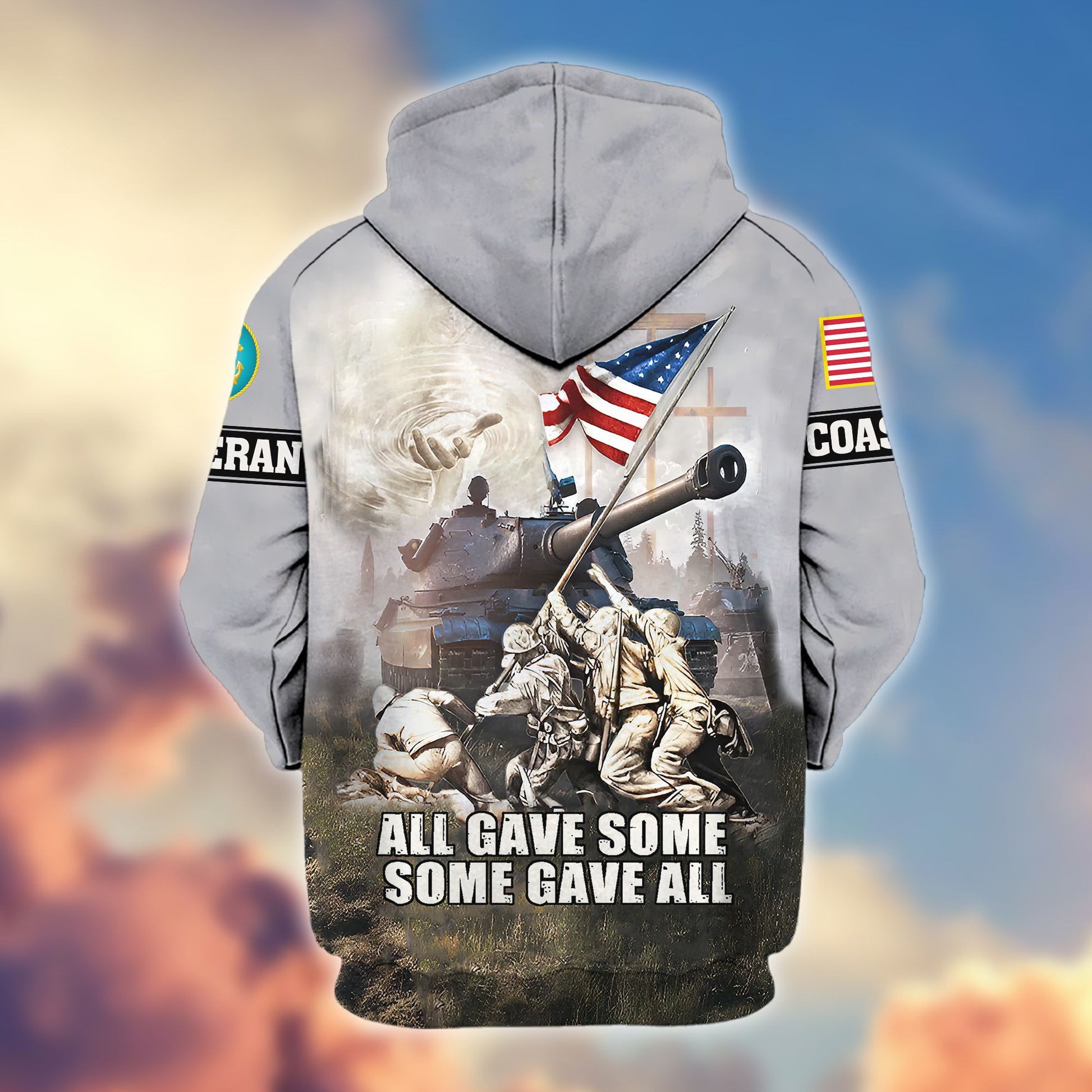 Premium USCG Zip Hoodie VPVC607805, Gifts For Coast Guard Veteran, Gifts On Father's Day, Veterans Day.