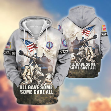 Premium US Army National Guard Zip Hoodie VPVC607808, Gifts For Army National Guard Veteran, Gifts On Father's Day, Veterans Day.