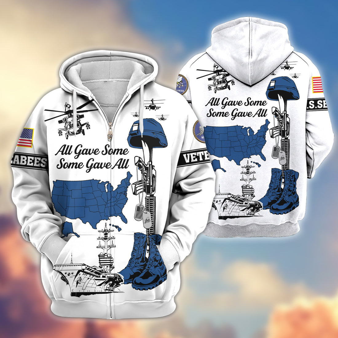 Premium US Seabees Zip Hoodie VPVC607909, Gifts For Seabees Veteran, Gifts On Father's Day, Veterans Day.