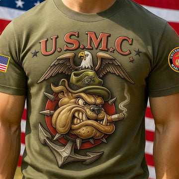 Premium USMC T-Shirt VPVC930031, 250th Anniversary Marine Corps Shirt, Gifts For Marine Veteran, Gifts On Father's Day, Veterans Day.