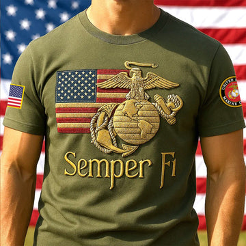 Premium USMC T-Shirt VPVC930032, 250th Anniversary Marine Corps Shirt, Gifts For Marine Veteran, Gifts On Father's Day, Veterans Day.