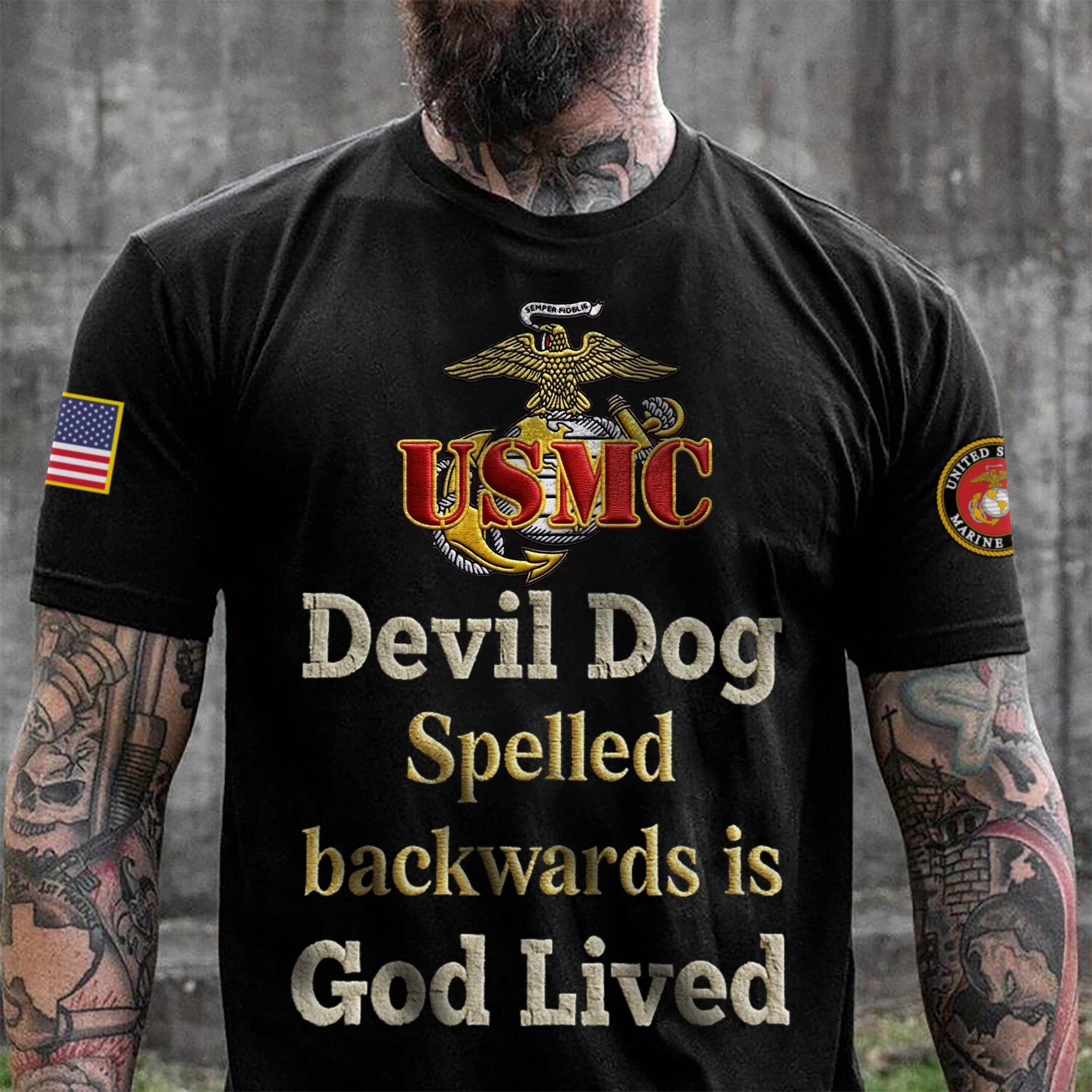 Premium USMC T-Shirt VPVC930035, 250th Anniversary Marine Corps Shirt, Gifts For Marine Veteran, Gifts On Father's Day, Veterans Day.