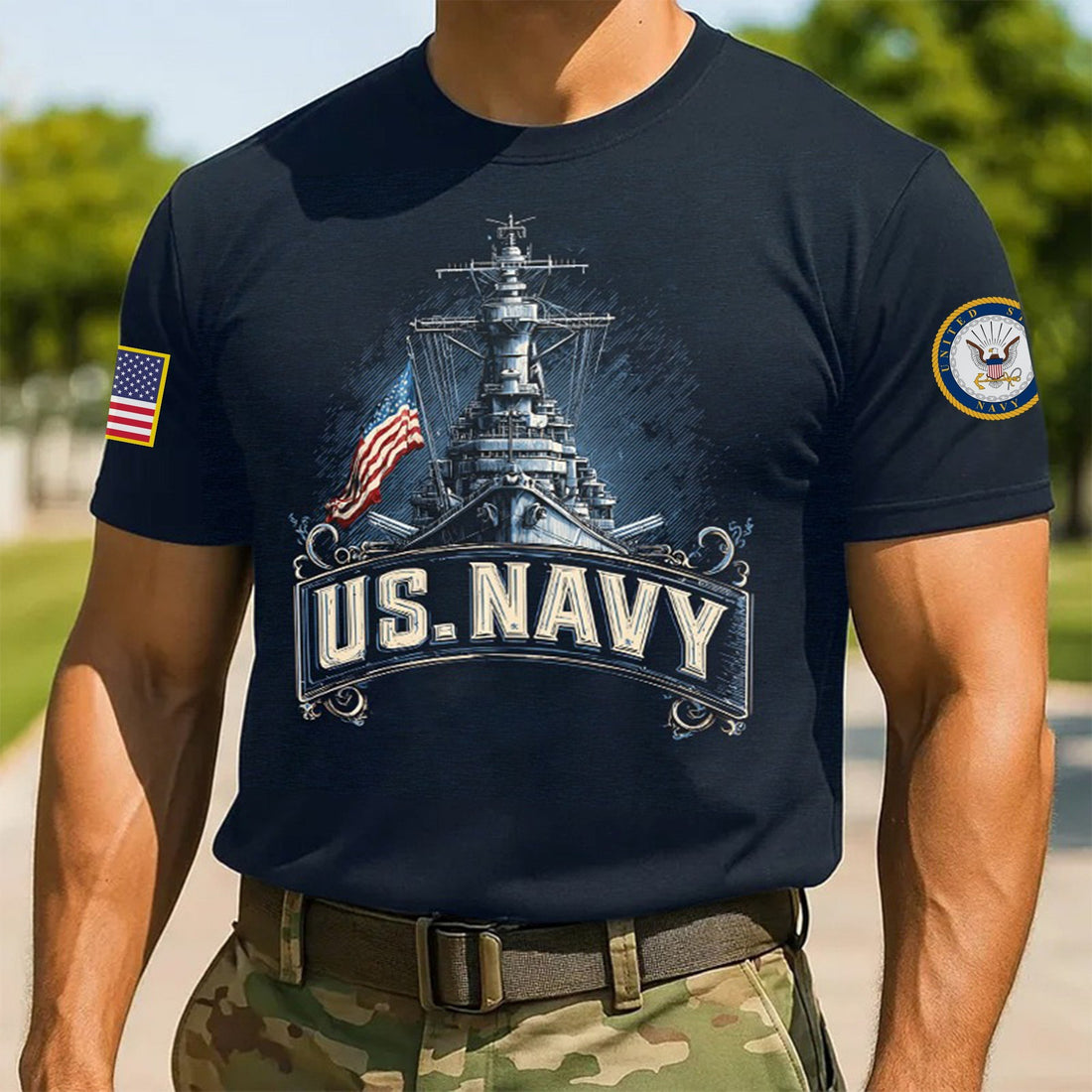 Premium US Navy T-Shirt VPVC930071, 250th Anniversary Navy Shirt, Gifts For Navy Veteran, Gifts On Father's Day, Veterans Day.