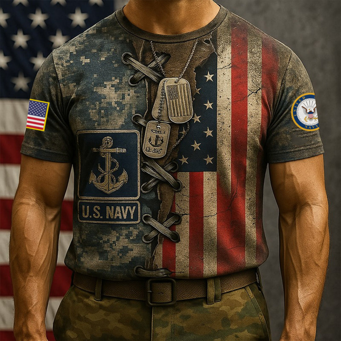 Premium US Navy T-Shirt VPVC930074, 250th Anniversary Navy Shirt, Gifts For Navy Veteran, Gifts On Father's Day, Veterans Day.