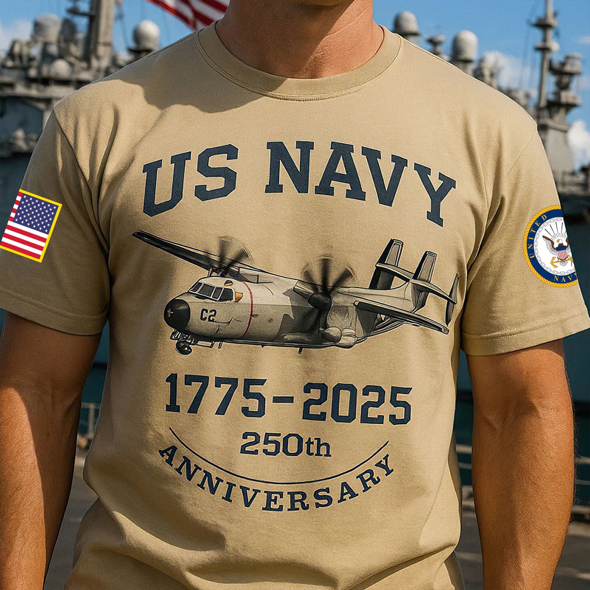 Premium US Navy T-Shirt VPVC930109, 250th Anniversary Navy Shirt, Gifts For Navy Veteran, Gifts On Father's Day, Veterans Day.
